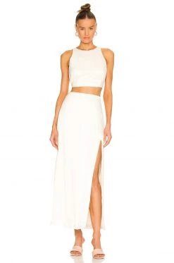 L'Academie Keely Skirt In Ivory 7 L'Academie Keely Skirt In Ivory -L'Academie Sales 2024 LCDE WQ112 V4