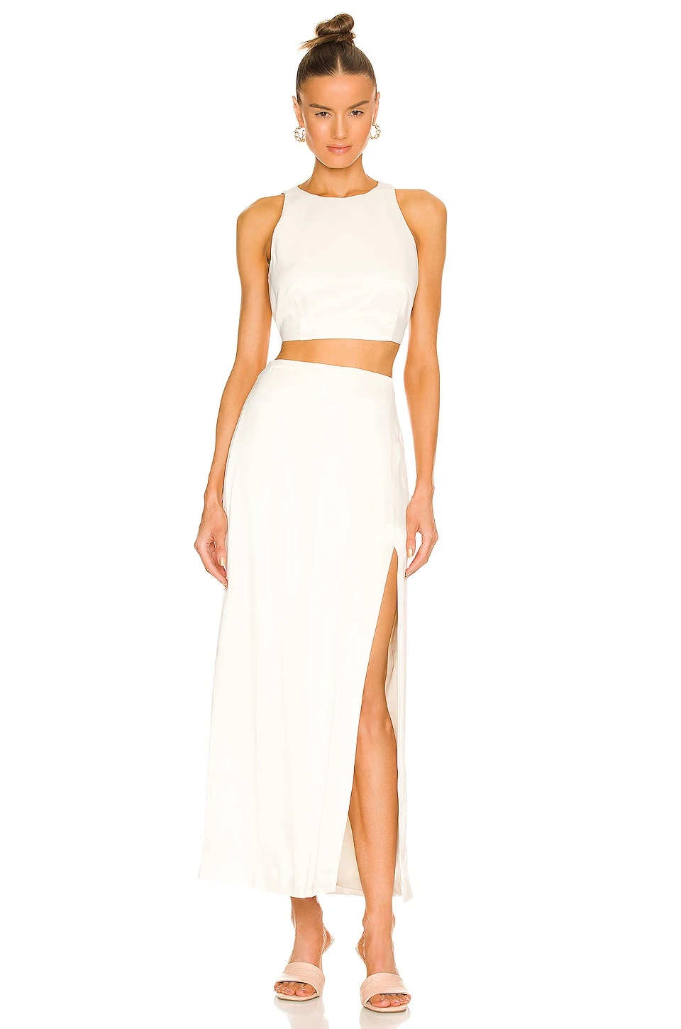 L'Academie Keely Skirt In Ivory 4 L'Academie Keely Skirt In Ivory - Image 4