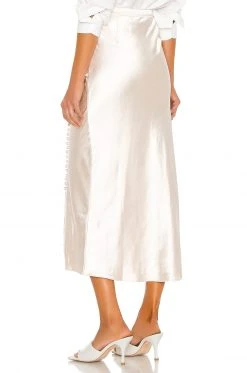 L'Academie Magda Skirt In Ivory -L'Academie Sales 2024 LCDE WQ77 V4