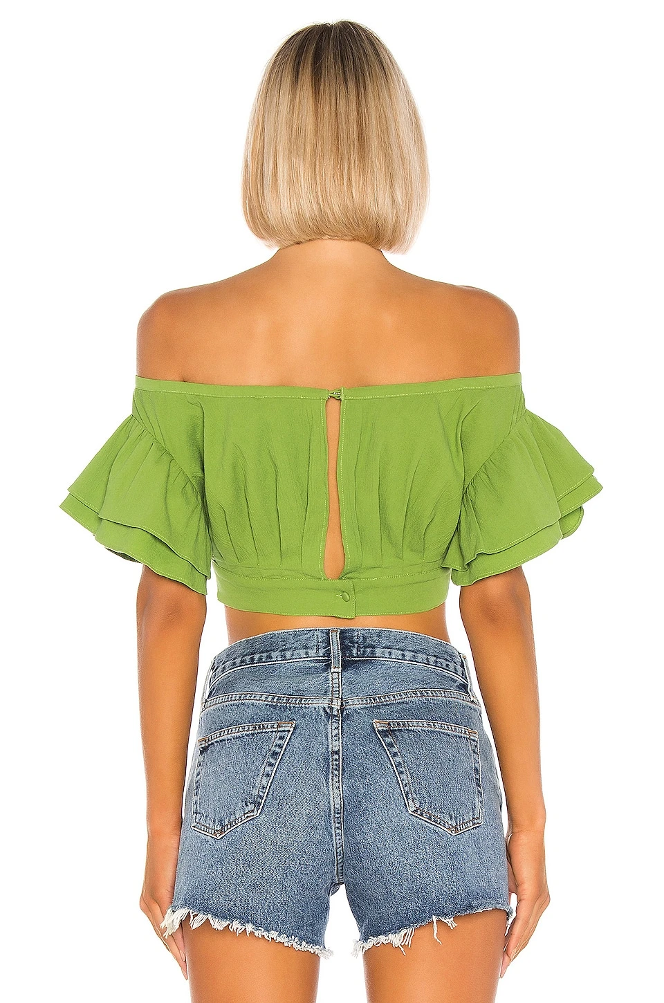 L'Academie The Claude Top In Moss 3 L'Academie The Claude Top In Moss - Image 3