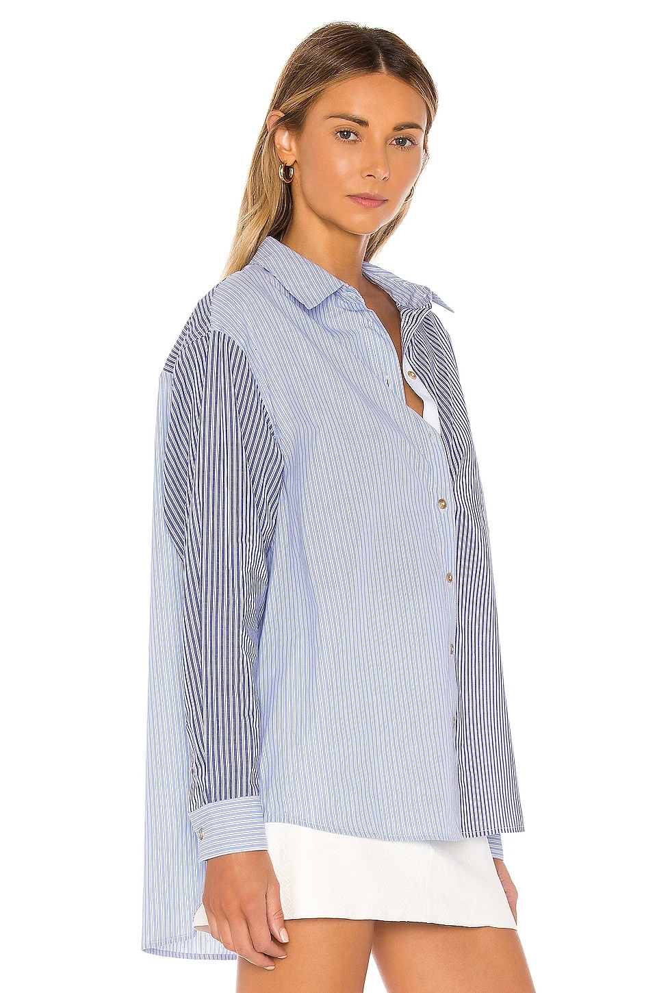 L'Academie The Blaise Top In Blue & White 2 L'Academie The Blaise Top In Blue & White - Image 2
