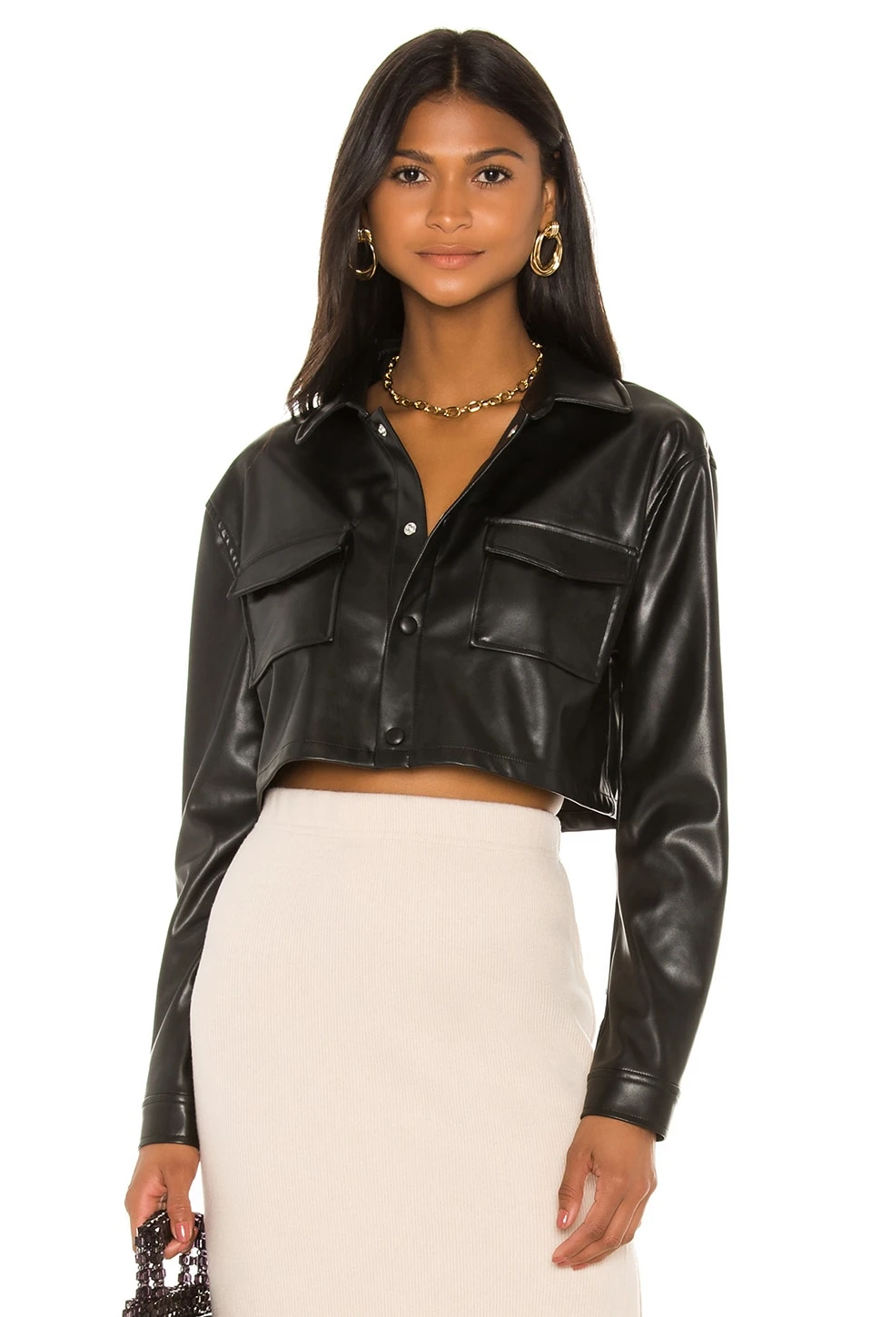 Fearless Shirt in Black L'Academie Fearless Shirt In Black -L'Academie Sales 2024 LCDE WS568 V1