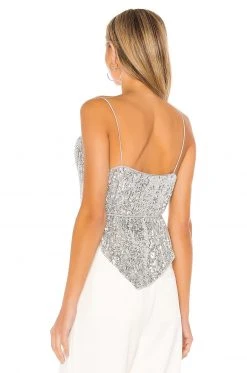 L'Academie The Mazarine Top In Silver 2 L'Academie The Mazarine Top In Silver -L'Academie Sales 2024 LCDE WS601 V3