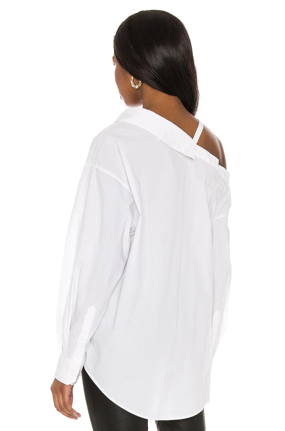 Off Shoulder Blouse in White L'Academie Off Shoulder Blouse In White -L'Academie Sales 2024 LCDE WS704 V3