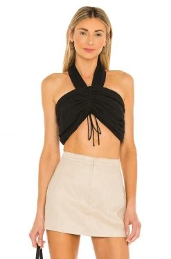 L'Academie The Aliz Top In Black