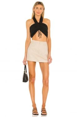 L'Academie The Aliz Top In Black 3 L'Academie The Aliz Top In Black -L'Academie Sales 2024 LCDE WS717 V4