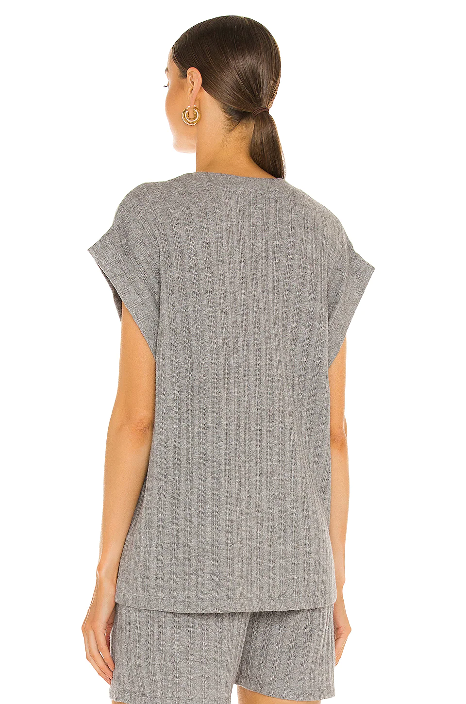 Finn Top in Grey L'Academie Finn Top In Grey -L'Academie Sales 2024 LCDE WS737 V3