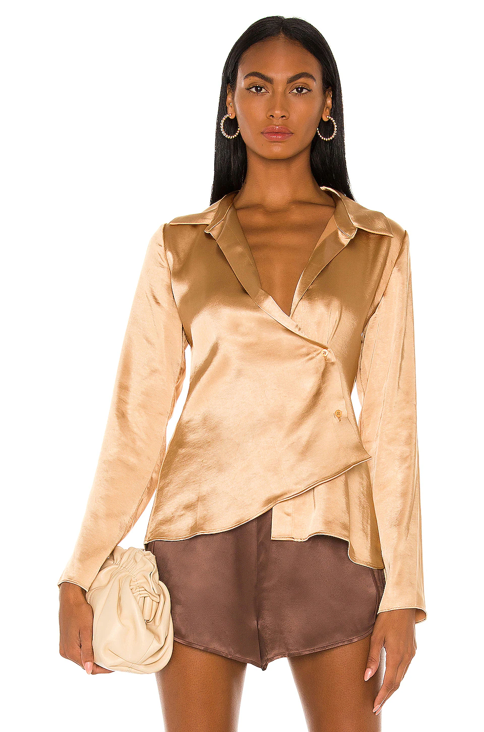 L'Academie Laurel Top In Brown