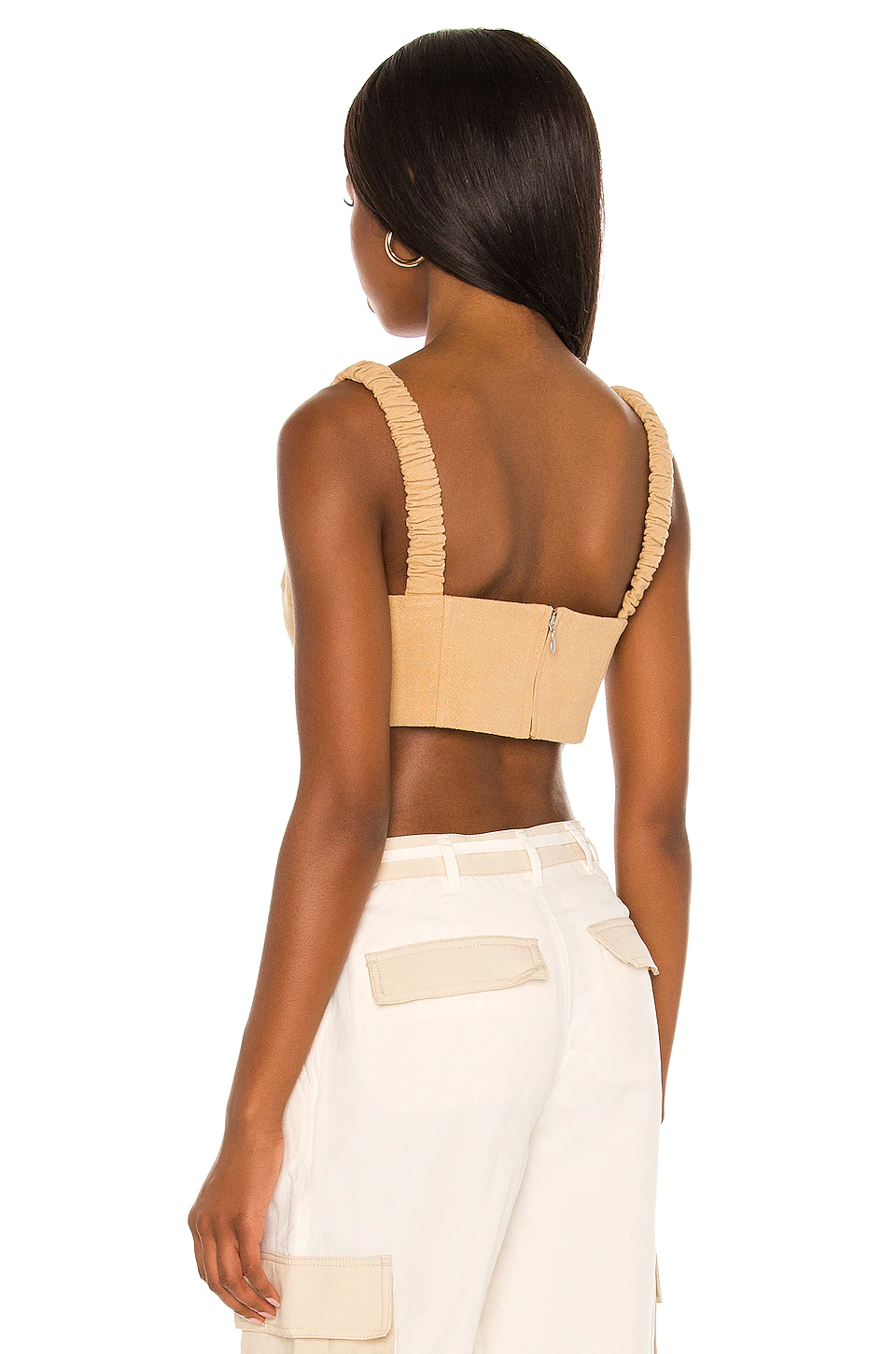 Ella Top in Tan L'Academie Ella Top In Tan -L'Academie Sales 2024 LCDE WS756 V3