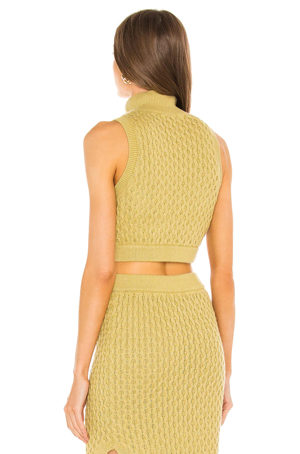 Billie Knit Top in Green L'Academie Billie Knit Top In Green -L'Academie Sales 2024 LCDE WS759 V3