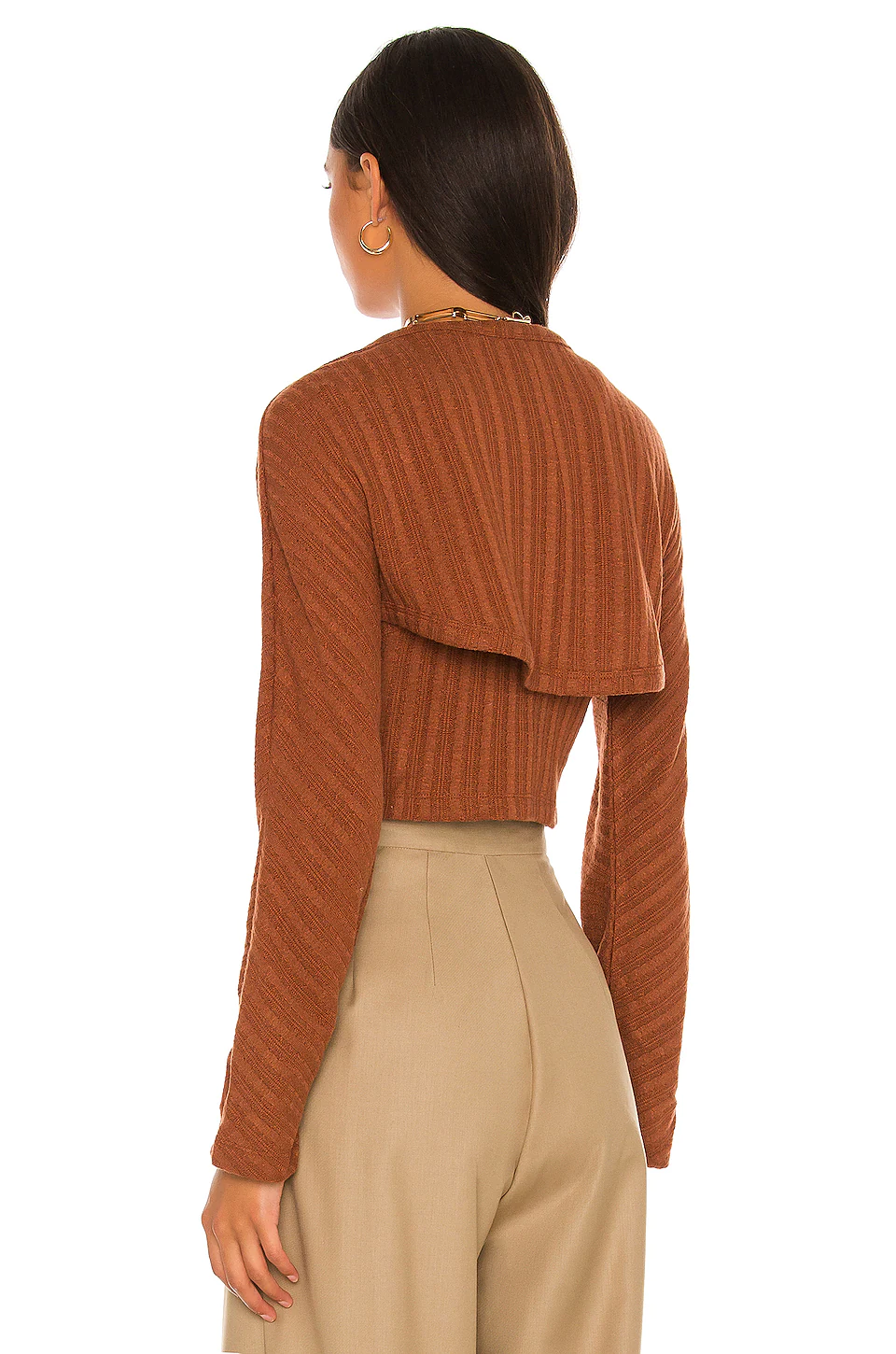 L'Academie Inessa Top In Brown 4 L'Academie Inessa Top In Brown - Image 4