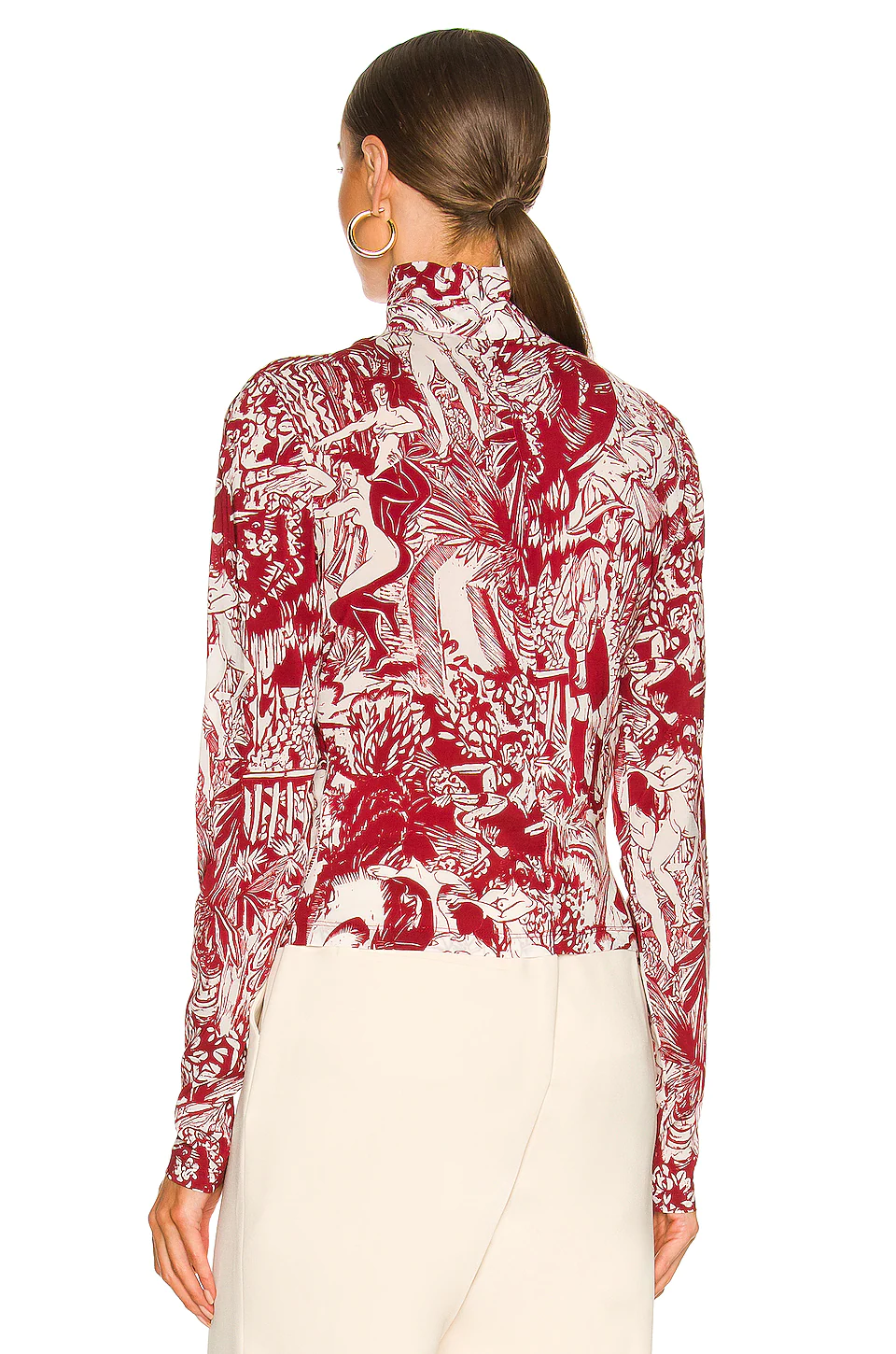 L'Academie Darcia Top In Red Ceramic 3 L'Academie Darcia Top In Red Ceramic - Image 3