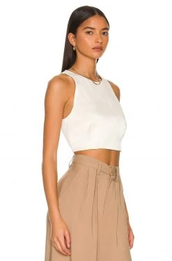 L'Academie Keely Tie Top In Ivory 2 L'Academie Keely Tie Top In Ivory -L'Academie Sales 2024 LCDE WS813 V3