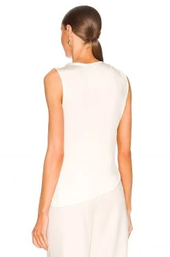L'Academie Camellia Sleeveless Top In Bone White -L'Academie Sales 2024 LCDE WS818 V3