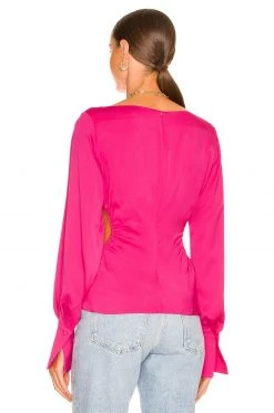 L'Academie Marlene Blouse In Pink 2 L'Academie Marlene Blouse In Pink -L'Academie Sales 2024 LCDE WS826 V3