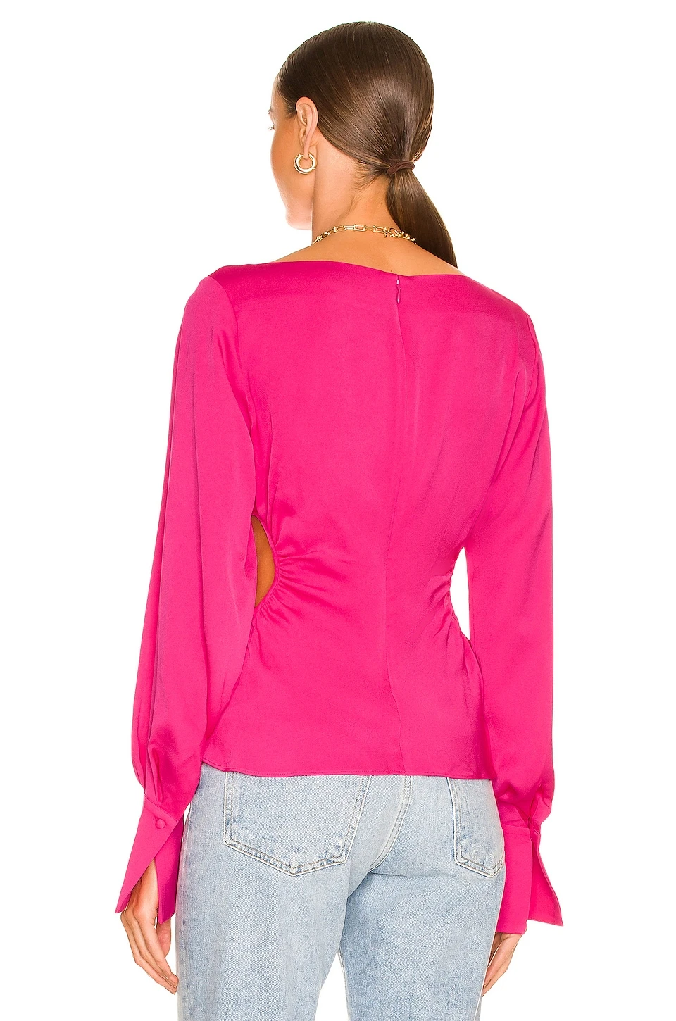 Marlene Blouse in Pink L'Academie Marlene Blouse In Pink -L'Academie Sales 2024 LCDE WS826 V3
