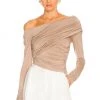 L'Academie Luciana Top In Taupe