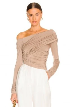 L'Academie Luciana Top In Taupe