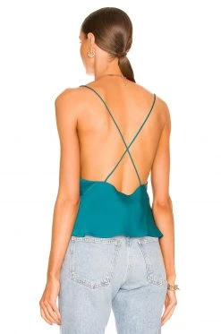 L'Academie Olena Cowl Cami In Turquoise 6 L'Academie Olena Cowl Cami In Turquoise -L'Academie Sales 2024 LCDE WS829 V3