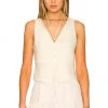 L'Academie Logan Vest In Beige