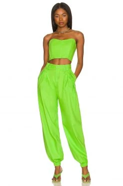 L'Academie Ember Corset In Lime Green -L'Academie Sales 2024 LCDE WS841 V4