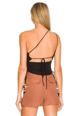 L'Academie Nadia Top In Black 6 L'Academie Nadia Top In Black -L'Academie Sales 2024 LCDE WS846 V3