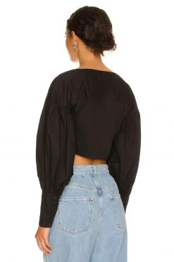 L'Academie The Angeline Top In Black 6 L'Academie The Angeline Top In Black -L'Academie Sales 2024 LCDE WS848 V3