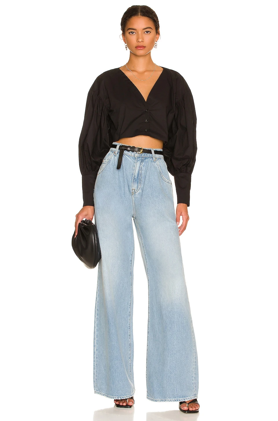 L'Academie The Angeline Top In Black 4 L'Academie The Angeline Top In Black - Image 4